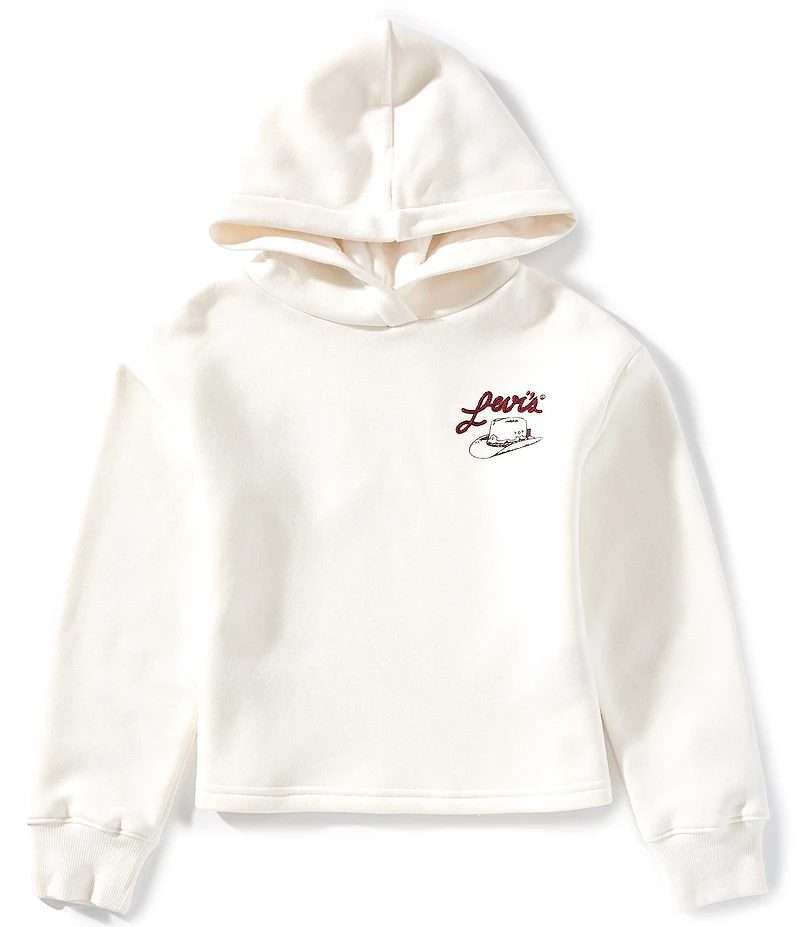 Levi's® Big Girls Long Sleeve Meet And Greet Western Pullover Hoodie
