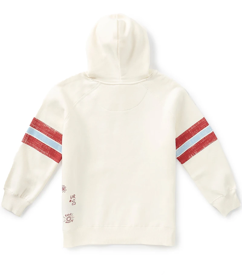 Levi's Big Girls Long Sleeve Oversized Varsity Doodle Hoodie
