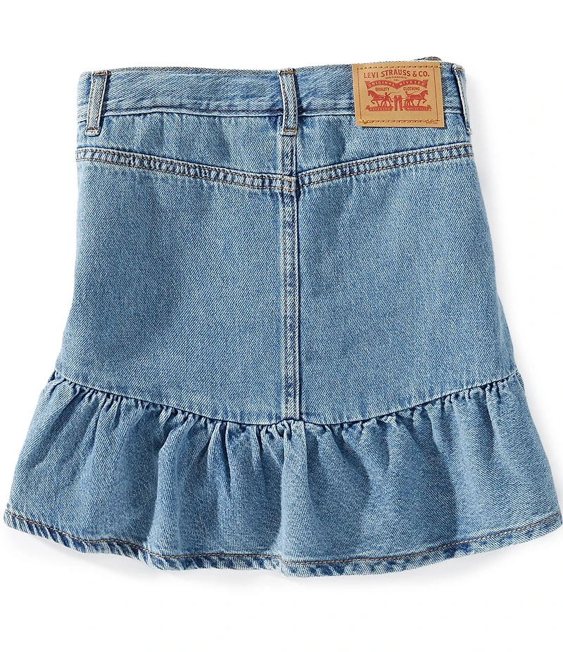Levi's® Big Girls Mid Rise Flounce Denim Skort