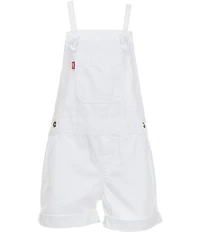 Levi's Big Girls Rolled Cuff Adjustable Straps Knotted Shortall