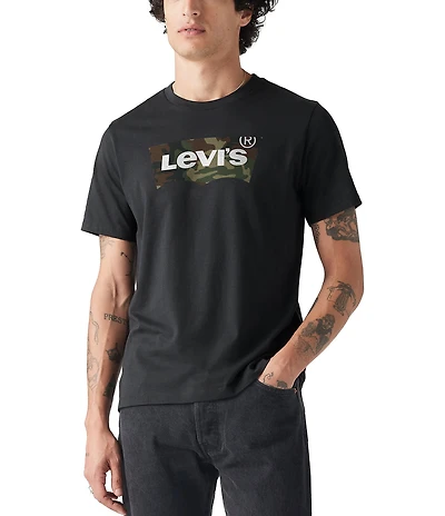 Levi's® Camouflage Batwing Graphic Short Sleeve T-Shirt