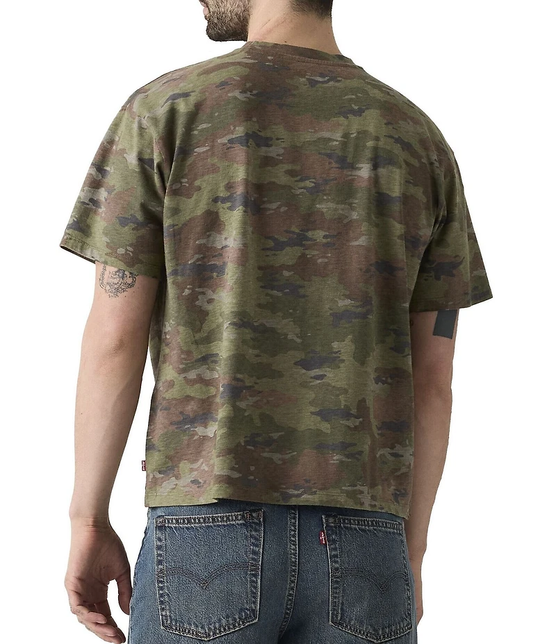 Levi's® Camouflage Printed Short Sleeve Boxy T-Shirt
