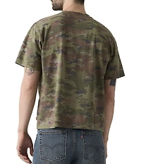 Levi's® Camouflage Printed Short Sleeve Boxy T-Shirt