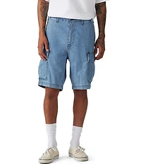 Levi's® Carrier Regular Fit 9.5#double; Inseam Denim Cargo Shorts
