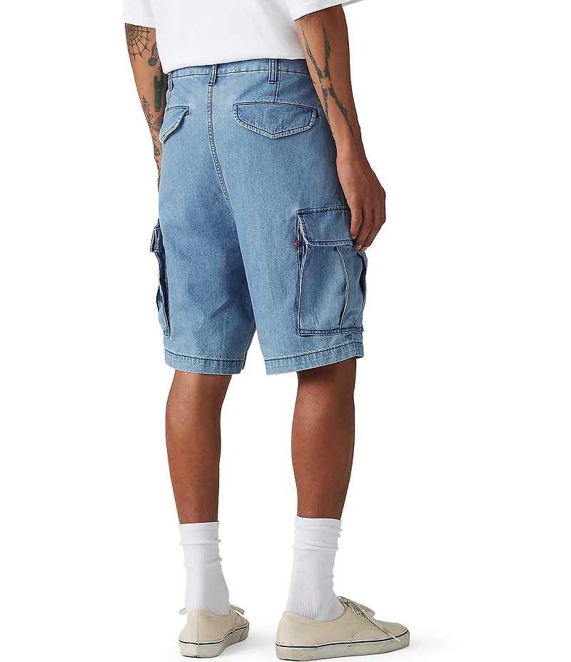 Levi's® Carrier Regular Fit 9.5#double; Inseam Denim Cargo Shorts