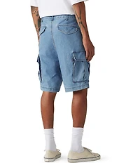 Levi's® Carrier Regular Fit 9.5#double; Inseam Denim Cargo Shorts
