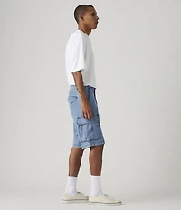Levi's® Carrier Regular Fit 9.5#double; Inseam Denim Cargo Shorts