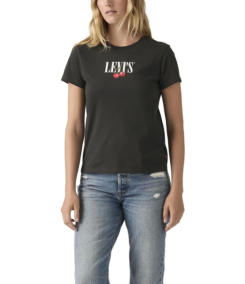 Levi's® Cherries Graphic Short Sleeve Crew Neck T-Shirt