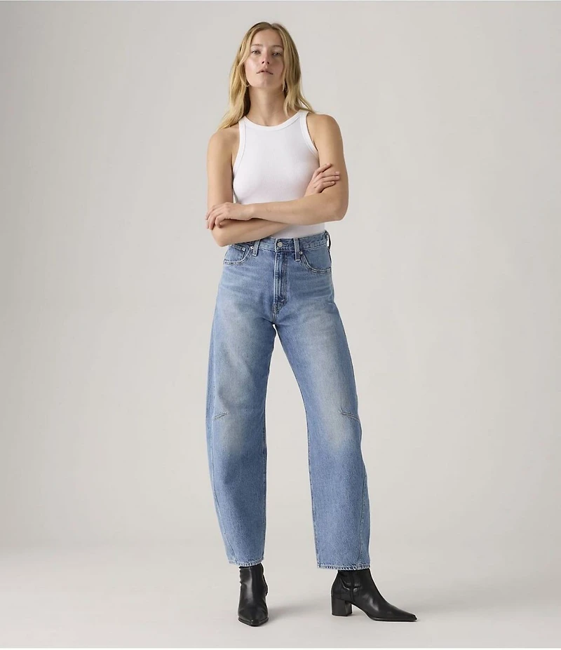 Levi's® Cinched High Rise Barrel Leg Jeans
