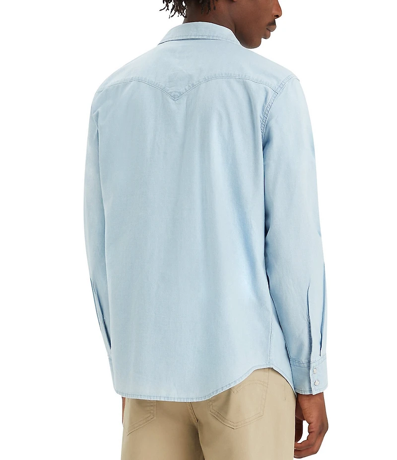 Levi's® Classic Fit Long Sleeve Woven Western Denim Shirt