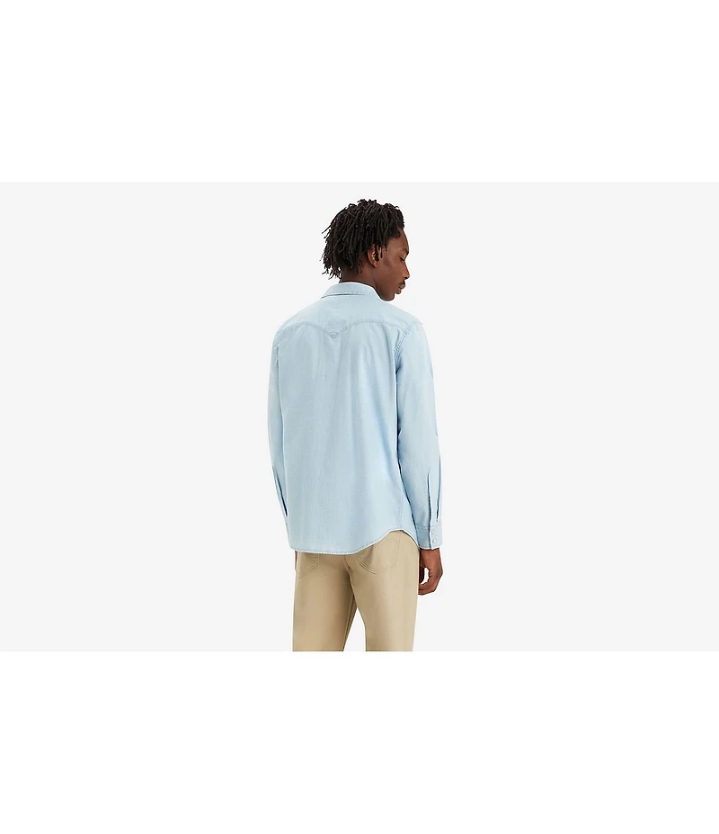 Levi's® Classic Fit Long Sleeve Woven Western Denim Shirt