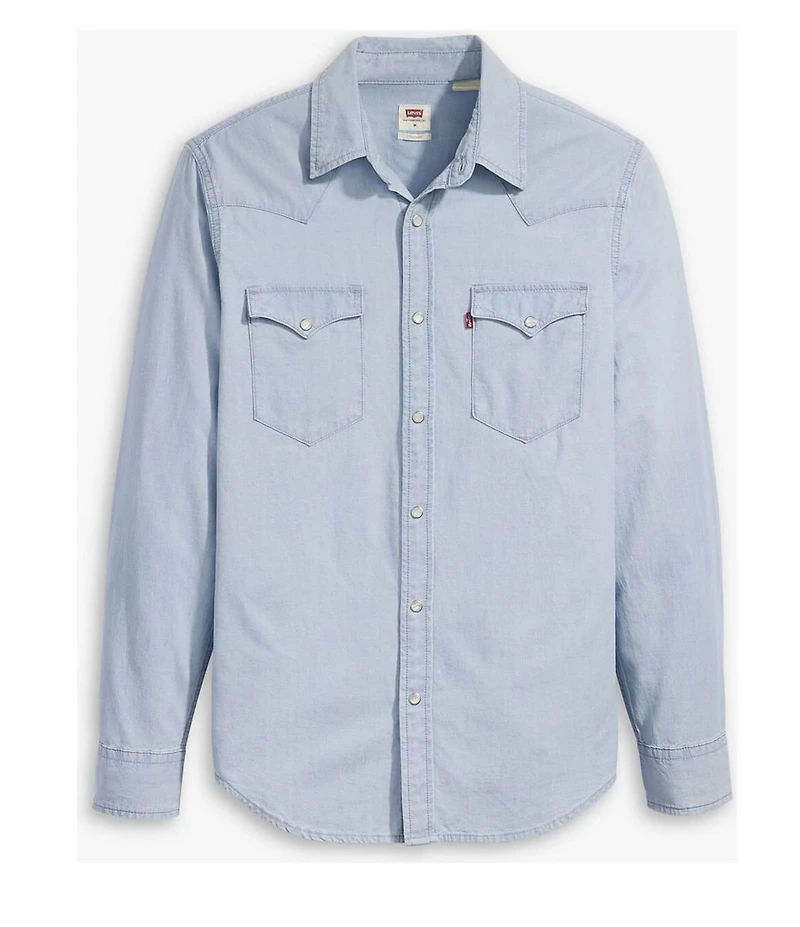 Levi's® Classic Fit Long Sleeve Woven Western Denim Shirt