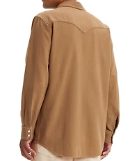 Levi's® Classic-Fit Point Collar Long Sleeve Solid Western Shirt