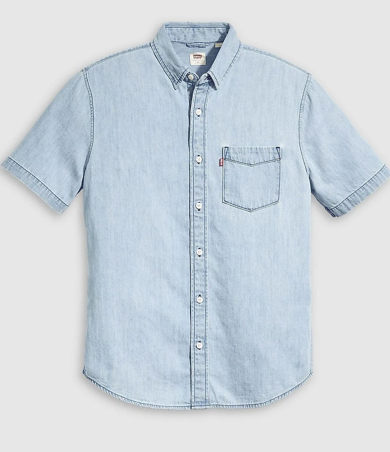 Levi's® Classic Fit Short Sleeve Chambray Woven Shirt