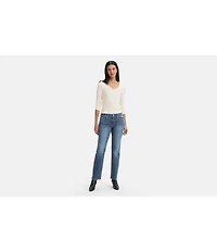 Levi's® Classic Straight Leg Mid Rise Stretch Denim Jeans