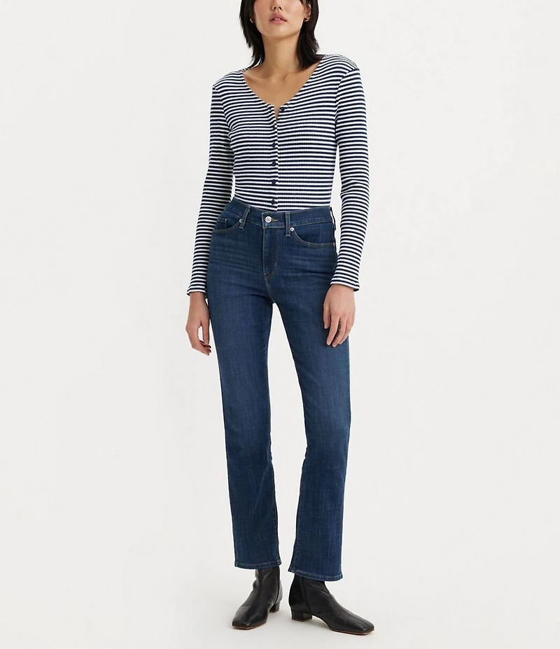 Levi's® Classic Straight Leg Mid Rise Stretch Denim Jeans