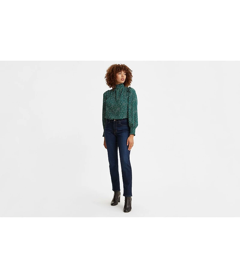 Levi's® Classic Straight Leg Mid Rise Stretch Denim Jeans