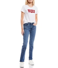 Levi's® Classic Straight Leg Mid Rise Stretch Denim Jeans