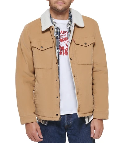 Levi's® Corduroy Sherpa-Lined Depot Jacket