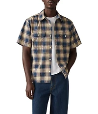 Levi's® Dalton Pelham Plaid Woven Workwear Shirt