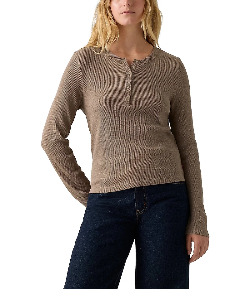 Levi's® Dana Henley Long Sleeve T-Shirt