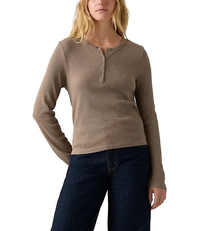 Levi's® Dana Henley Long Sleeve T-Shirt