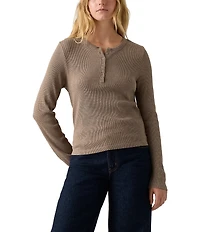 Levi's® Dana Henley Long Sleeve T-Shirt