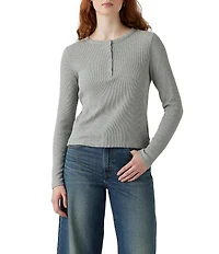 Levi's® Dana Henley Long Sleeve T-Shirt