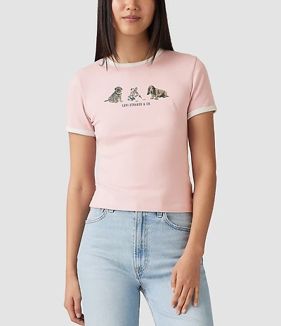 Levi's® Dog Trio Short Sleeve T-Shirt