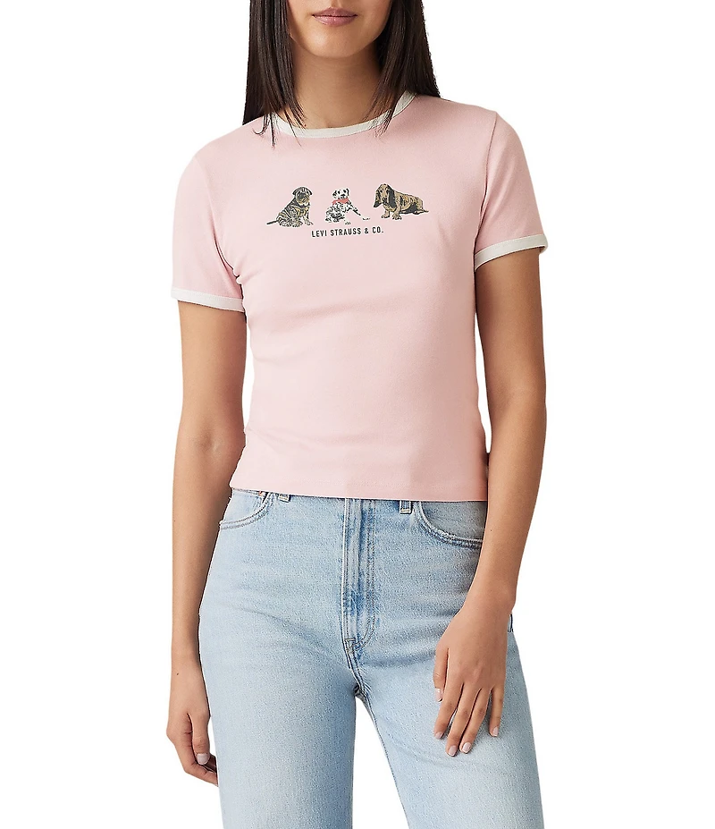 Levi's® Dog Trio Short Sleeve T-Shirt
