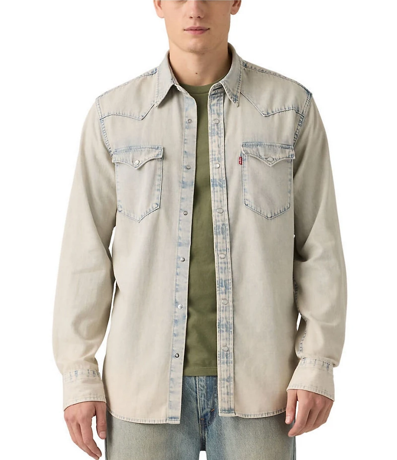 Levi's® Early Western Long Sleeve Denim Shirt