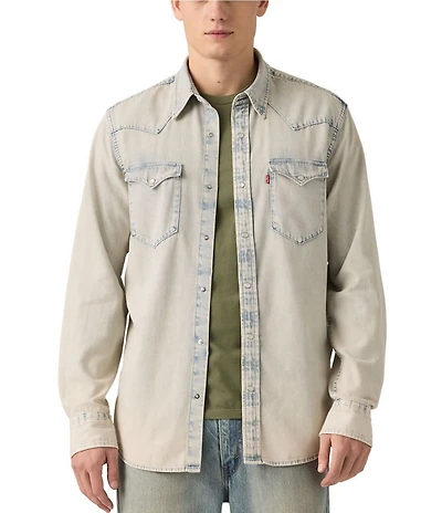 Levi's® Early Western Long Sleeve Denim Shirt