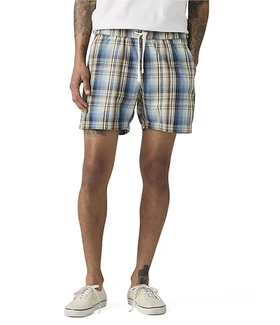 Levi's® Easy Plaid 6#double; Inseam Woven Shorts