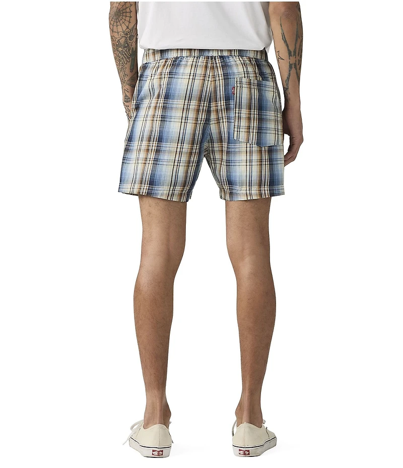 Levi's® Easy Plaid 6#double; Inseam Woven Shorts
