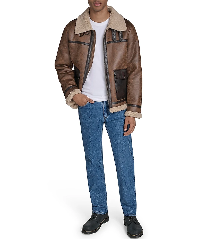 Levi's® Faux Shearling Shortie Rancher Jacket
