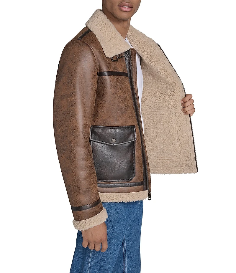 Levi's® Faux Shearling Shortie Rancher Jacket