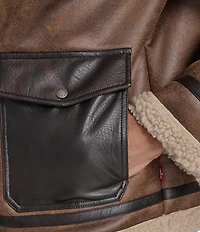 Levi's® Faux Shearling Shortie Rancher Jacket