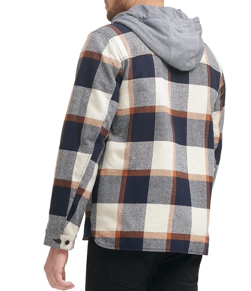 Levi's® Sherpa Lined Multi Plaid Shirt Jacket