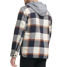 Levi's® Sherpa Lined Multi Plaid Shirt Jacket