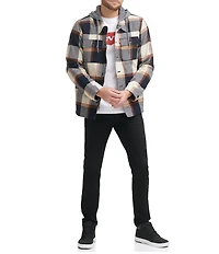 Levi's® Sherpa Lined Multi Plaid Shirt Jacket