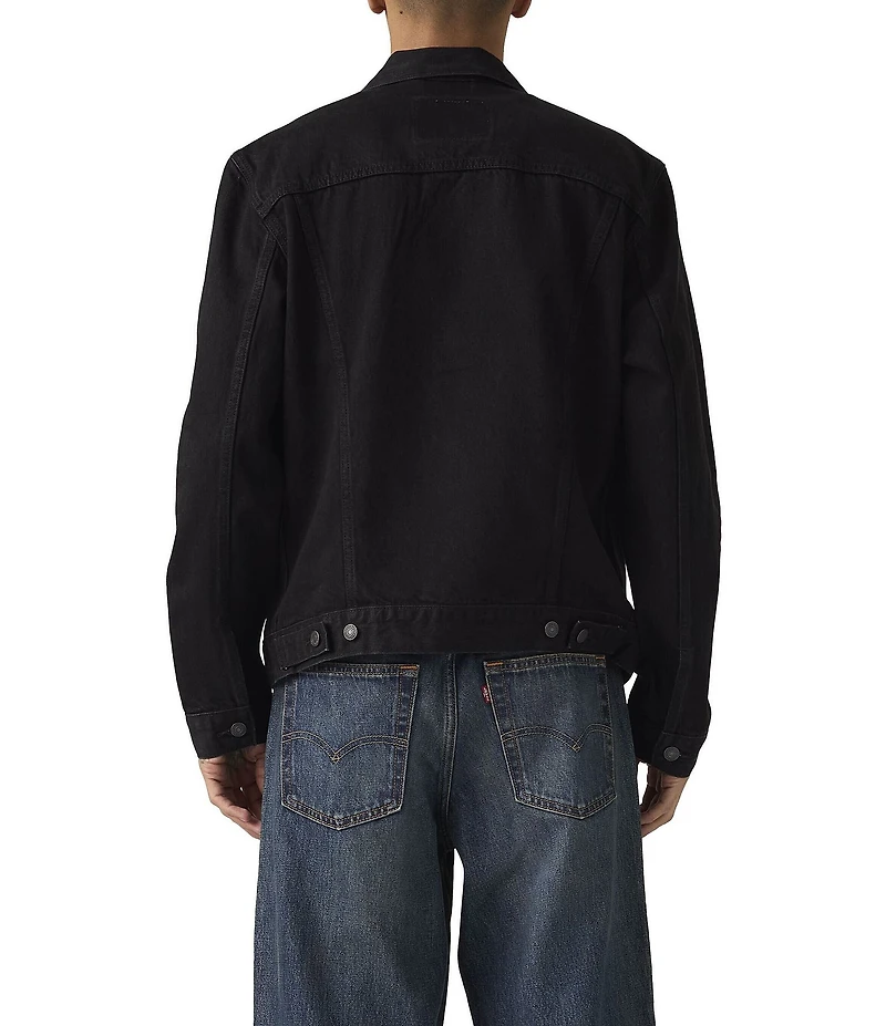 Levi's® Flap Pocket Long Sleeve Denim Trucker Jacket