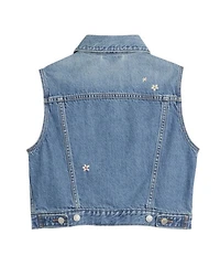 Levi's® Floral Embroidered Racer Denim Vest
