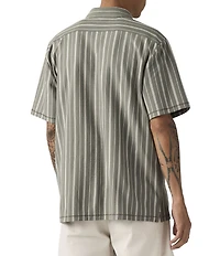 Levi's® Flynt Striped Short Sleeve Classic Camp Shirt