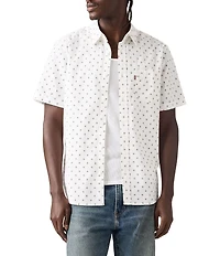 Levi's® Geometric Printed Short Sleeve Woven Shirt