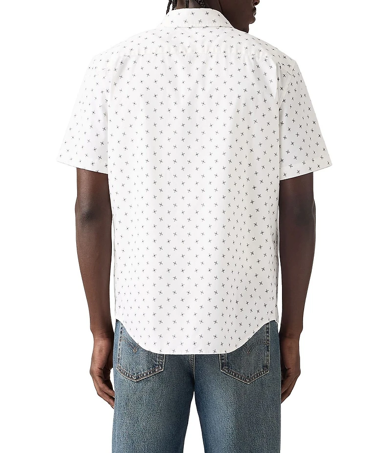 Levi's® Geometric Printed Short Sleeve Woven Shirt
