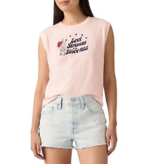 Levi's® Graphic Sleeveless Boxy Tank Top