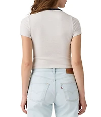 Levi's® Hayes Horse Short Sleeve Western Cropped T-Shirt