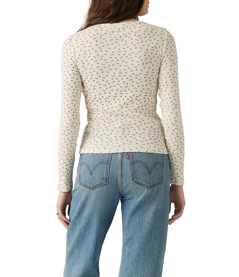 Levi's® Hayes Long Sleeve Ditsy Floral T-Shirt