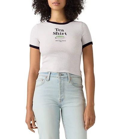 Levi's® Hayes Short Sleeve Cropped T-Shirt