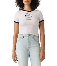 Levi's® Hayes Short Sleeve Cropped T-Shirt
